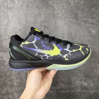 Nike Zoom Kobe 6 Black Purple Volt view 2