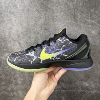 Nike Zoom Kobe 6 Black Purple Volt view 3