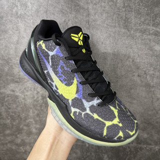Nike Zoom Kobe 6 Black Purple Volt view 4