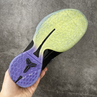 Nike Zoom Kobe 6 Black Purple Volt view 10