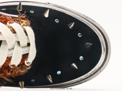 Vans original-style 44 Mohair Mixed Material Black Brown Orange view 8