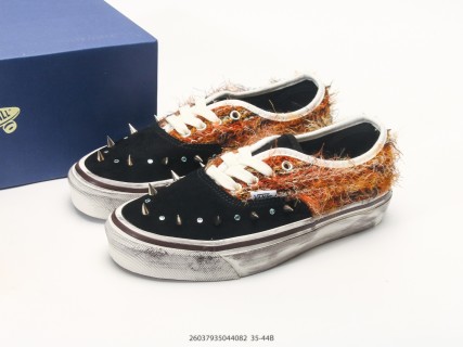 Vans original-style 44 Mohair Mixed Material Black Brown Orange view 9