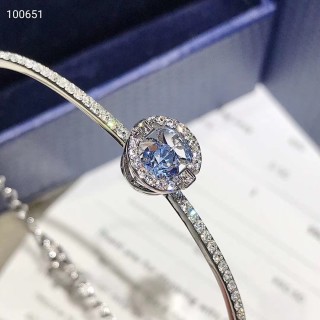 Swarovski Sparkling Dance Blue Crystal Platinum Bracelet view 8