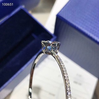 Swarovski Sparkling Dance Blue Crystal Platinum Bracelet view 9