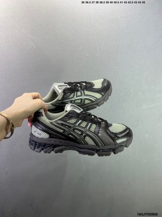 Asics Gel-Kayano 12.1 Black White UA Replica Running Shoe view 2
