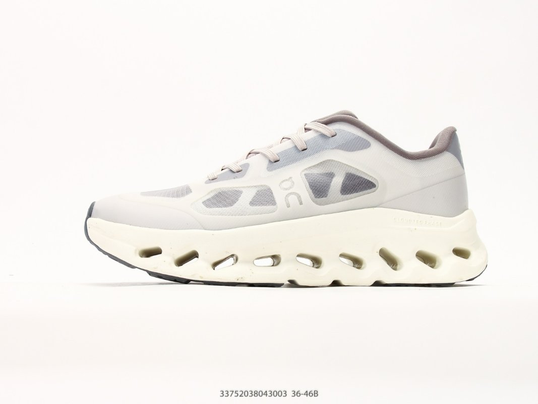 On Cloudtilt Remix White Grey Running Shoe