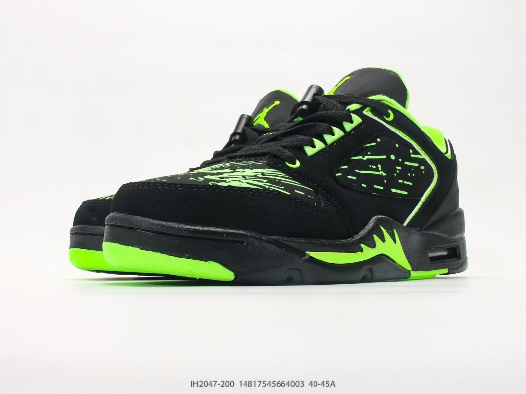 Jordan Air Jordan 5 Retro Low Black Neon Green view