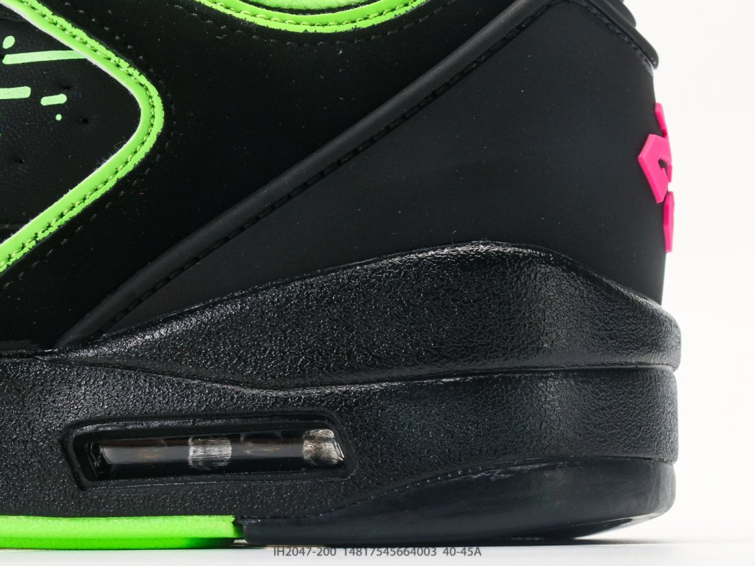 Jordan Air Jordan 5 Retro Low Black Neon Green view
