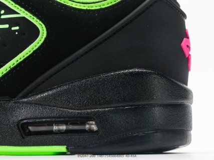 Jordan Air Jordan 5 Retro Low Black Neon Green view 7