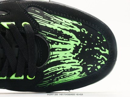 Jordan Air Jordan 5 Retro Low Black Neon Green view 8