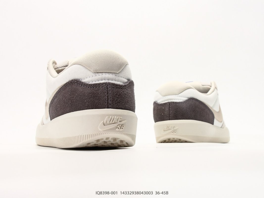 Nike SB Force 58 Cream Navy Suede Low Top Skate Shoe view