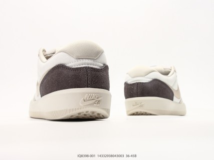 Nike SB Force 58 Cream Navy Suede Low Top Skate Shoe view 6