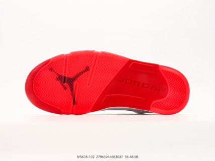 Jordan Air Jordan 5 Retro High White Fire Red Yellow view 4