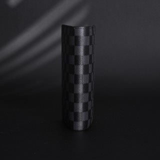 Louis Vuitton Brazza Monogram Eclipse Checkered Wallet Black view 4