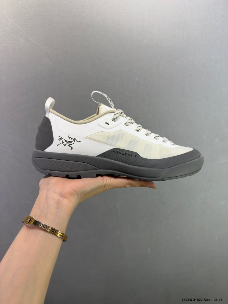 Arc'teryx Konseal LT Women's Lightweight Trail Running Shoe White Black view