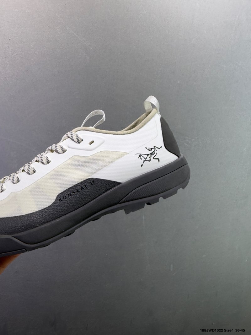 Arc'teryx Konseal LT Women's Lightweight Trail Running Shoe White Black view