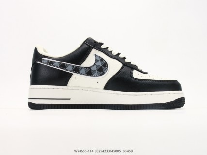 Nike Air Force 1 '07 LX The North Face Collaboration Black White view 2