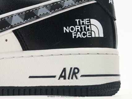 Nike Air Force 1 '07 LX The North Face Collaboration Black White view 7
