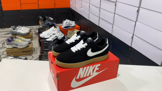 Nike Court Vision Low Black White Gum UA Replica