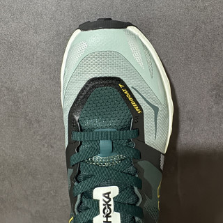 HOKA Speedgoat 7 Low Trail Running Shoe Sage Green White view 5