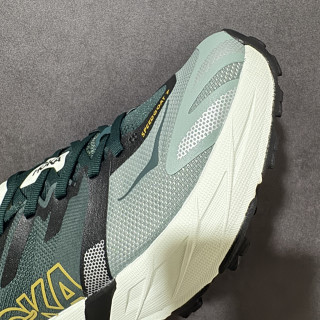 HOKA Speedgoat 7 Low Trail Running Shoe Sage Green White view 8