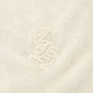 Chrome Hearts Silk Cross Knit Sweater - Black & Gray Colorblock view 5