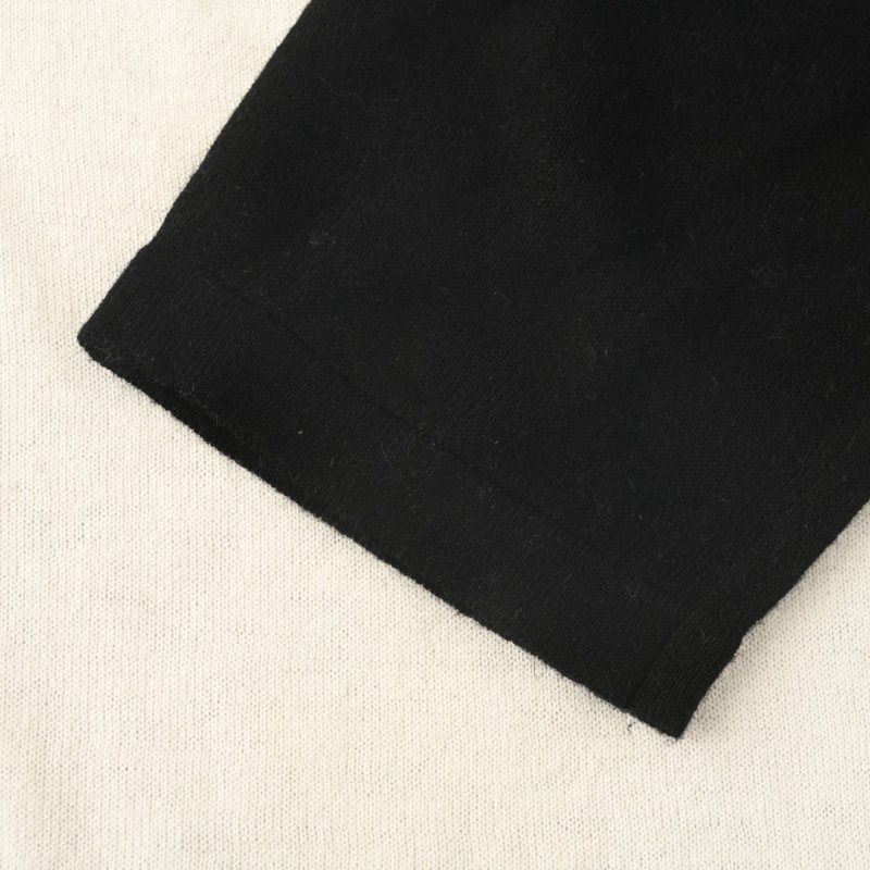Chrome Hearts Silk Cross Knit Sweater - Black & Gray Colorblock view