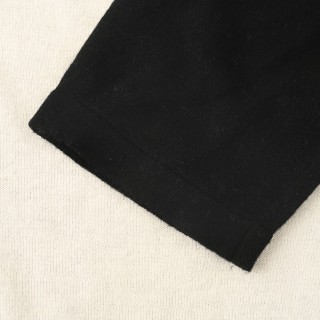 Chrome Hearts Silk Cross Knit Sweater - Black & Gray Colorblock view 7