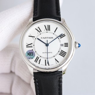 Cartier Drive de Cartier 40mm Silver Dial Replica Watch