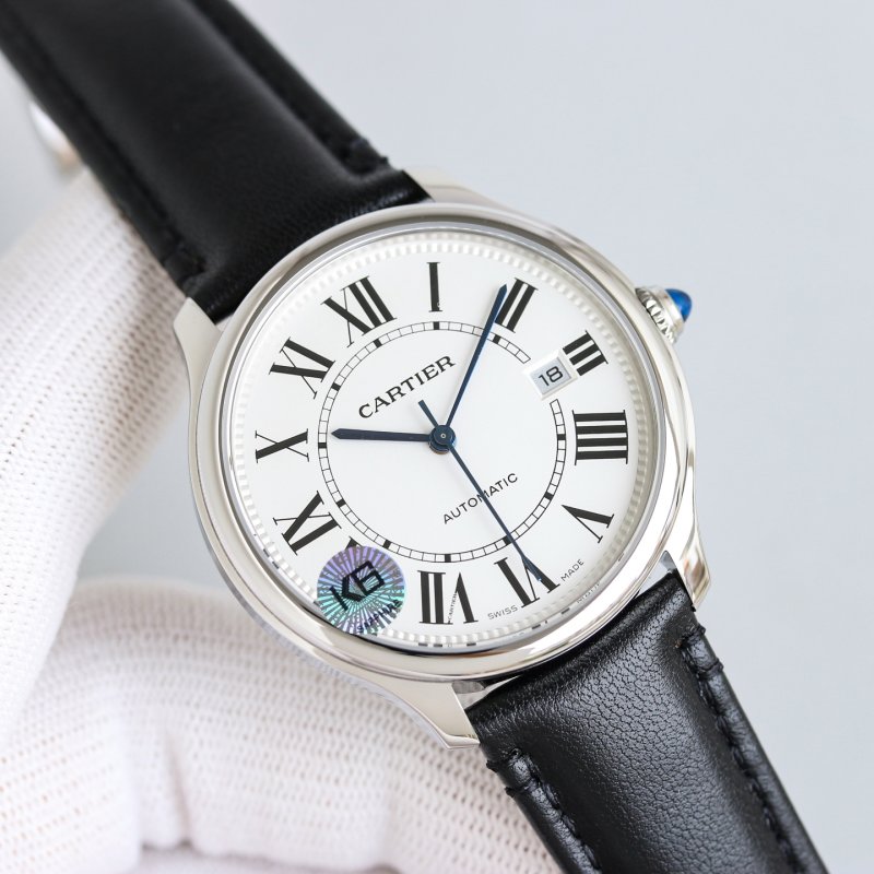 Cartier Drive de Cartier 40mm Silver Dial Replica Watch view