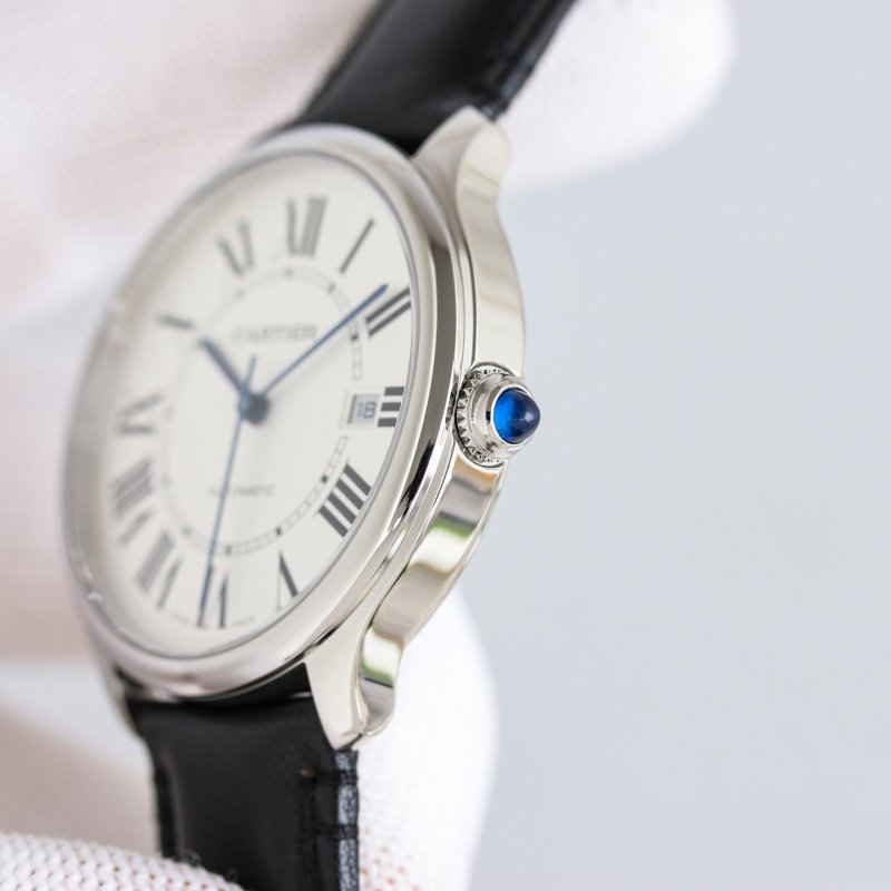 Cartier Drive de Cartier 40mm Silver Dial Replica Watch view