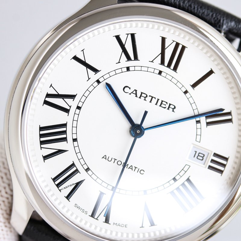Cartier Drive de Cartier 40mm Silver Dial Replica Watch view