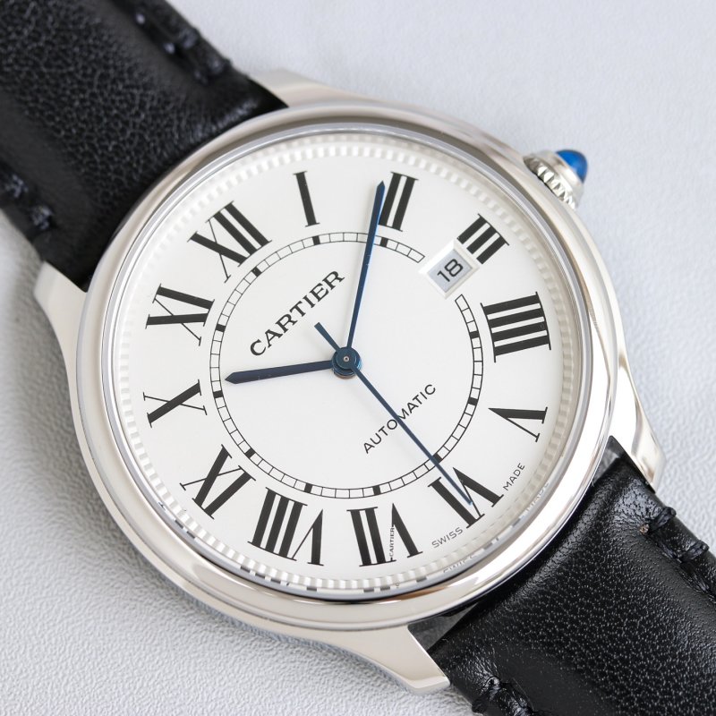 Cartier Drive de Cartier 40mm Silver Dial Replica Watch view