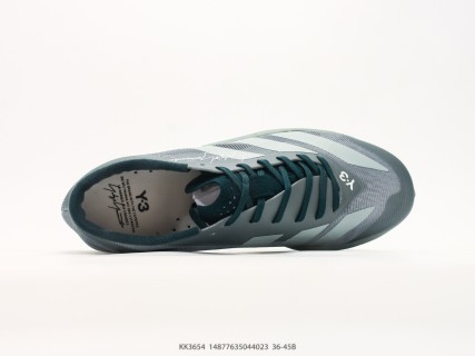 Adidas Y-3 Adizero RC6 Grey Blue Low Top Sneaker view 3