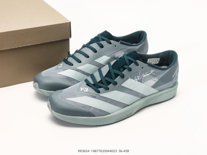 Adidas Y-3 Adizero RC6 Grey Blue Low Top Sneaker view 9