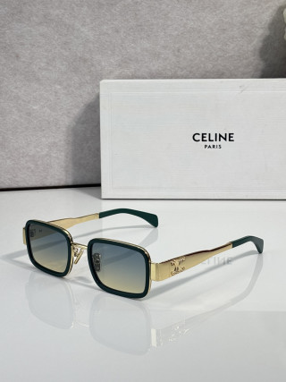 Celine CL40335F Square Sunglasses Gold Black Gradient