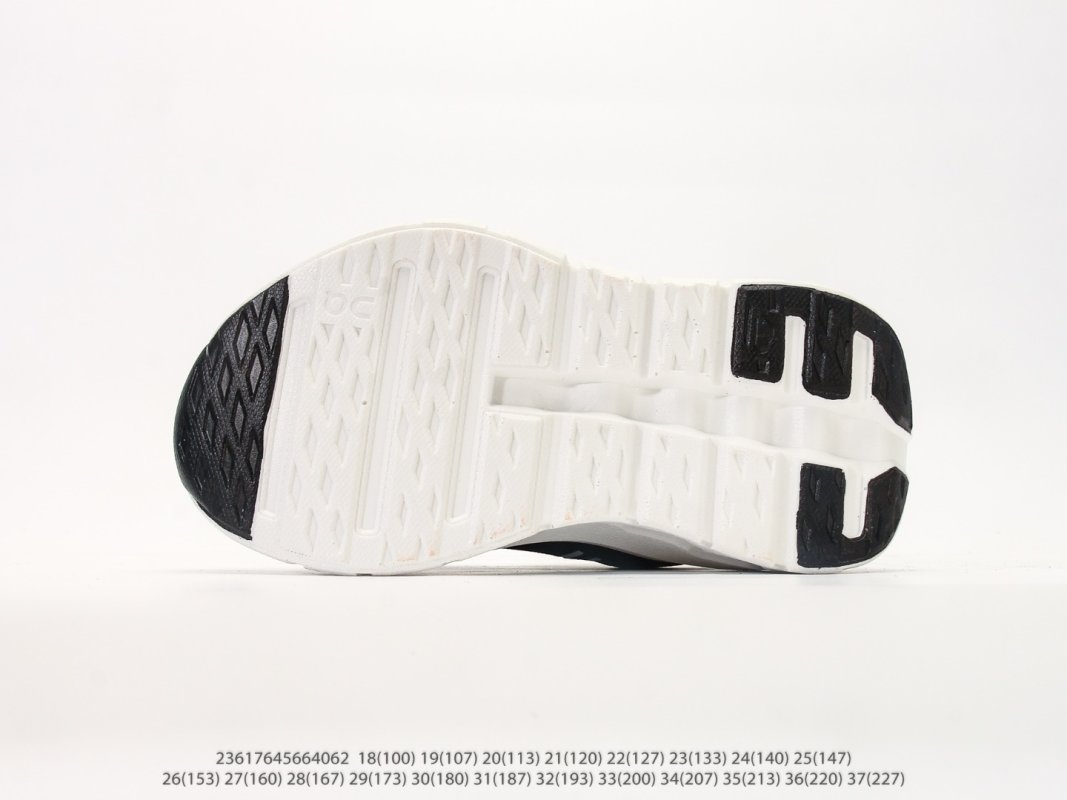 On Cloudtilt Black White Kids Running Shoe view