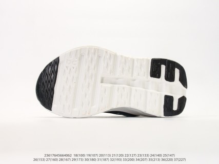 On Cloudtilt Black White Kids Running Shoe view 4