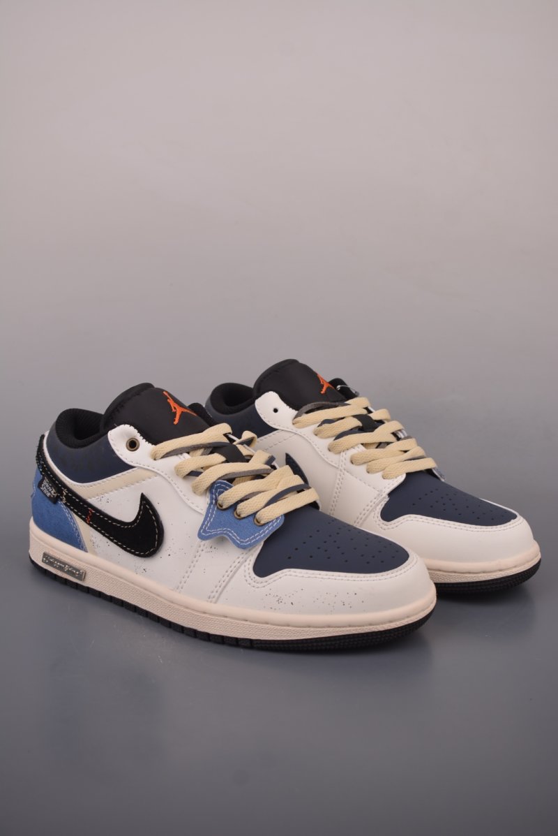 Air Jordan 1 Low Unicorn Shine Navy Cream Blue