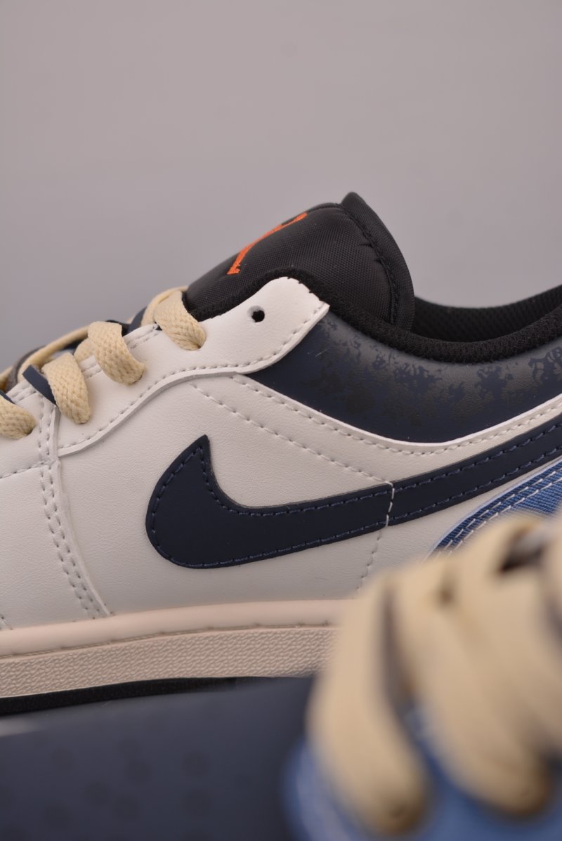 Air Jordan 1 Low Unicorn Shine Navy Cream Blue view