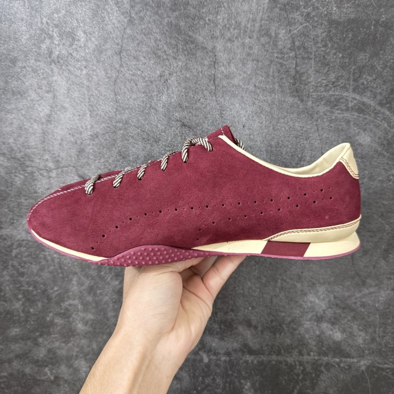 PUMA H-Street Collaboration Burgundy Suede Low-Top Sneaker view