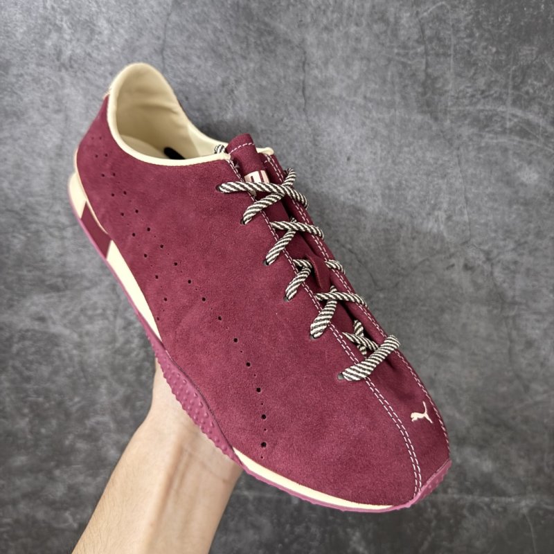 PUMA H-Street Collaboration Burgundy Suede Low-Top Sneaker view
