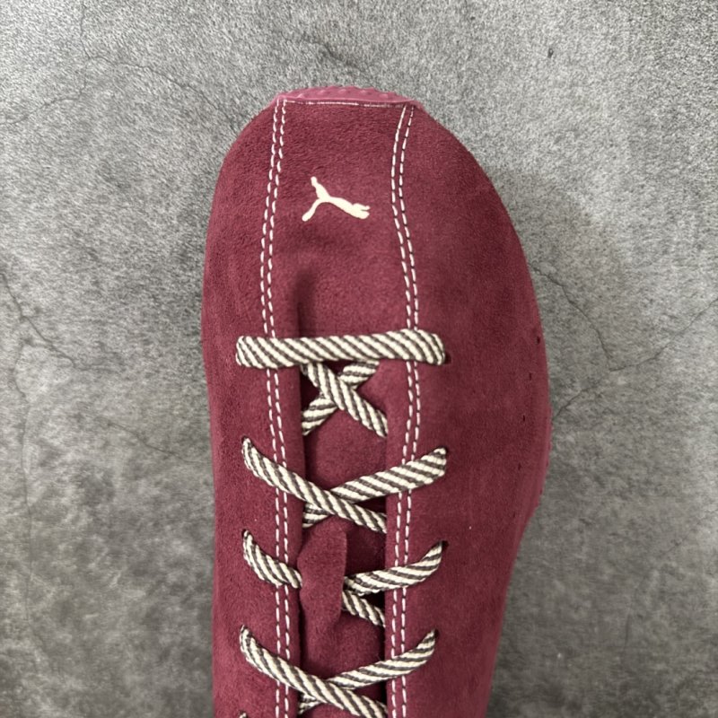 PUMA H-Street Collaboration Burgundy Suede Low-Top Sneaker view