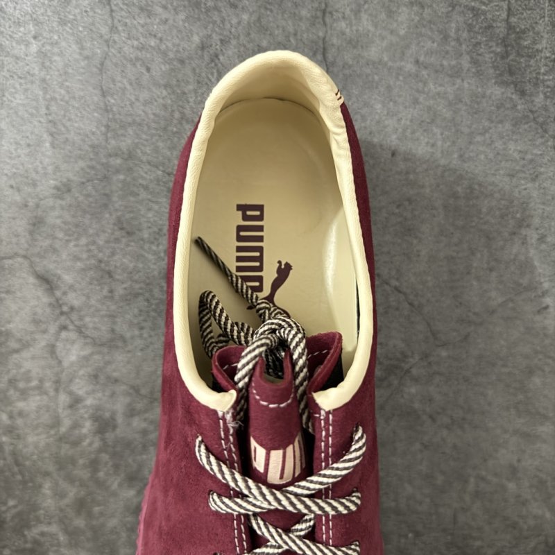 PUMA H-Street Collaboration Burgundy Suede Low-Top Sneaker view