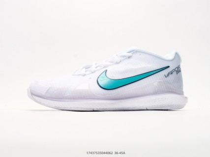 Nike Zoom Vapor Pro HC White Teal Low Top Tennis Shoe
