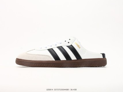 Adidas Samba OG Mule White Black Brown