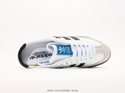 Adidas Samba OG Mule White Black Brown view 3