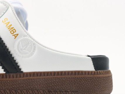 Adidas Samba OG Mule White Black Brown view 7
