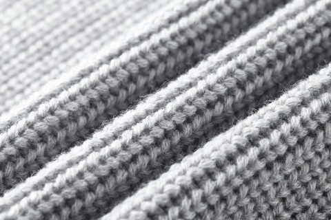 Celine Triomphe Embroidered Wool Hoodie Grey view 9
