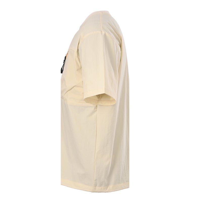 Salomon Utility Zip Pocket Ice-Sense Short Sleeve T-Shirt Beige view